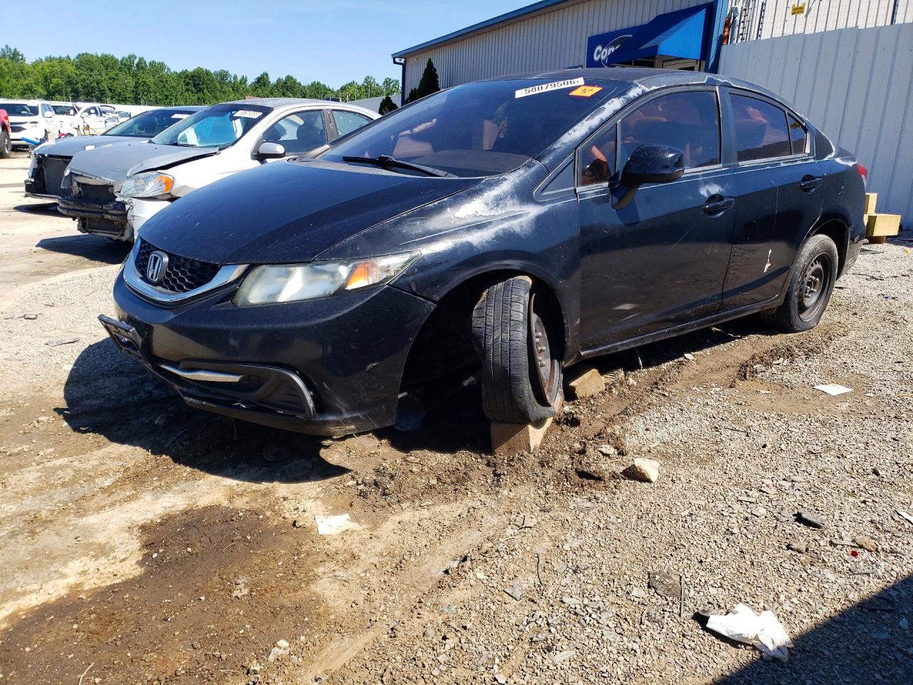 2013 HONDA CIVIC LX | 2HGFB2F52DH545249 | UPCARS