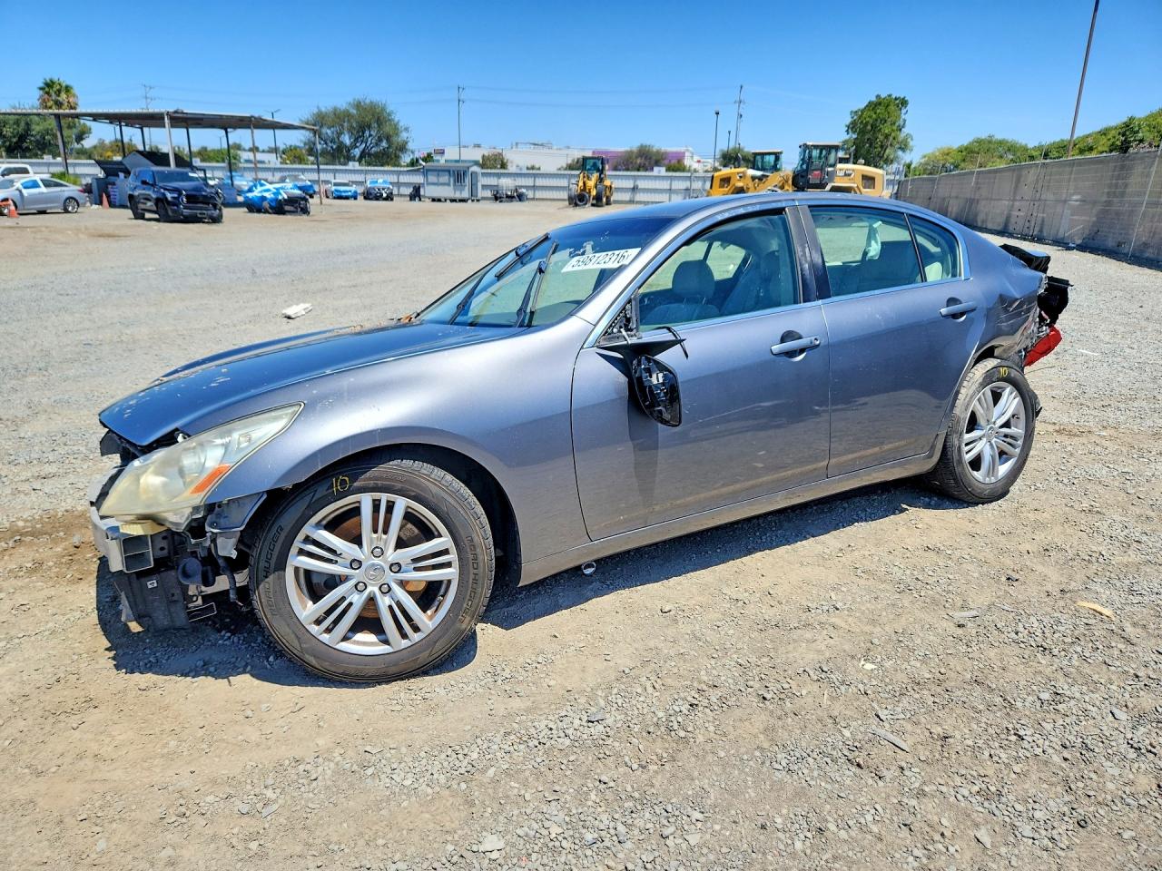 2011 INFINITI G25 BASE | JN1DV6AP9BM602735 | UPCARS