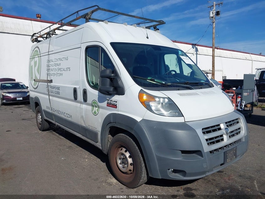 2015 RAM PROMASTER 3500 HIGH ROOF | 3C6URVHG1FE513481 | UPCARS