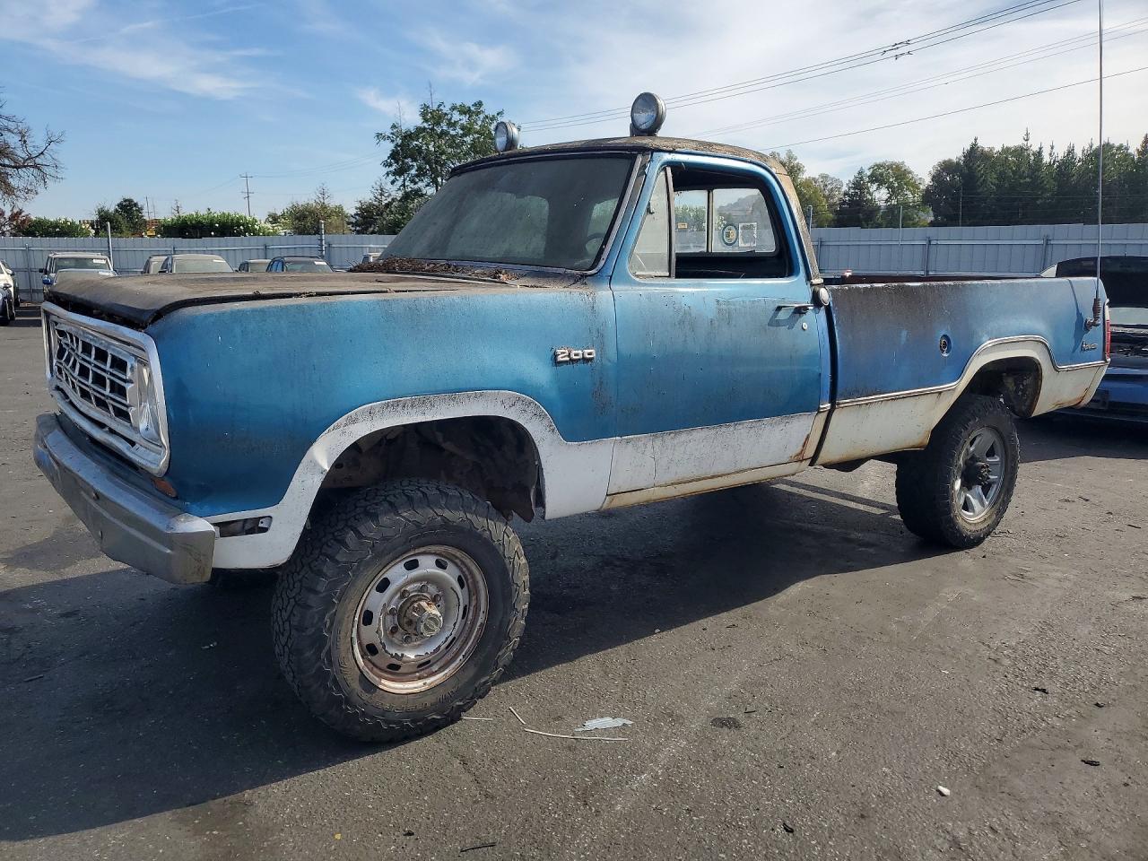 1974 DODGE D SERIES | W24BF4S009306 | UPCARS