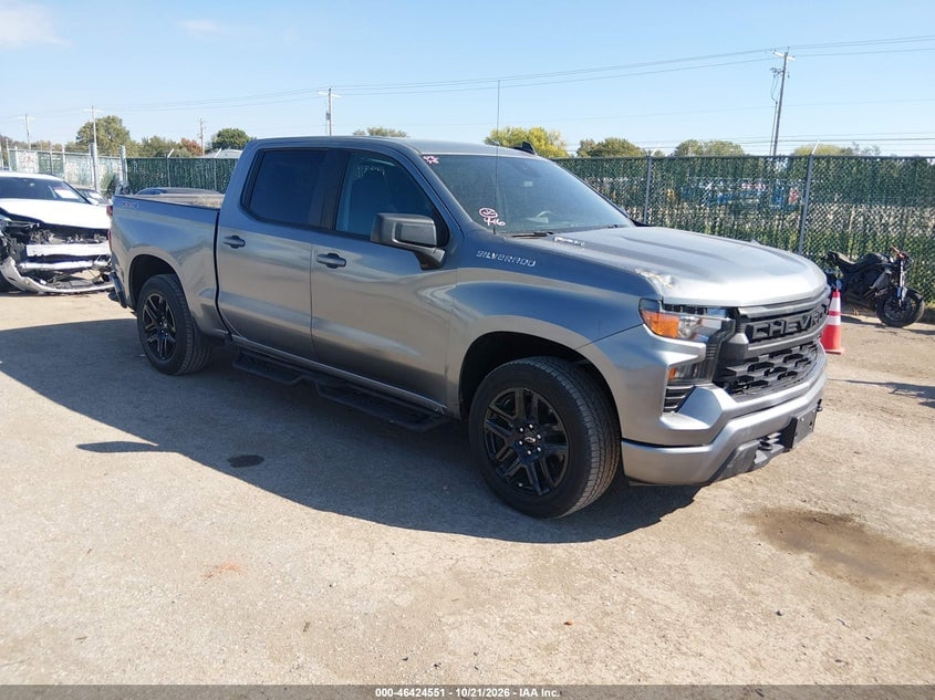 2025 CHEVROLET SILVERADO 1500 4WD  SHORT BED CUSTOM | 1GCPKBEK3SZ248126 | UPCARS