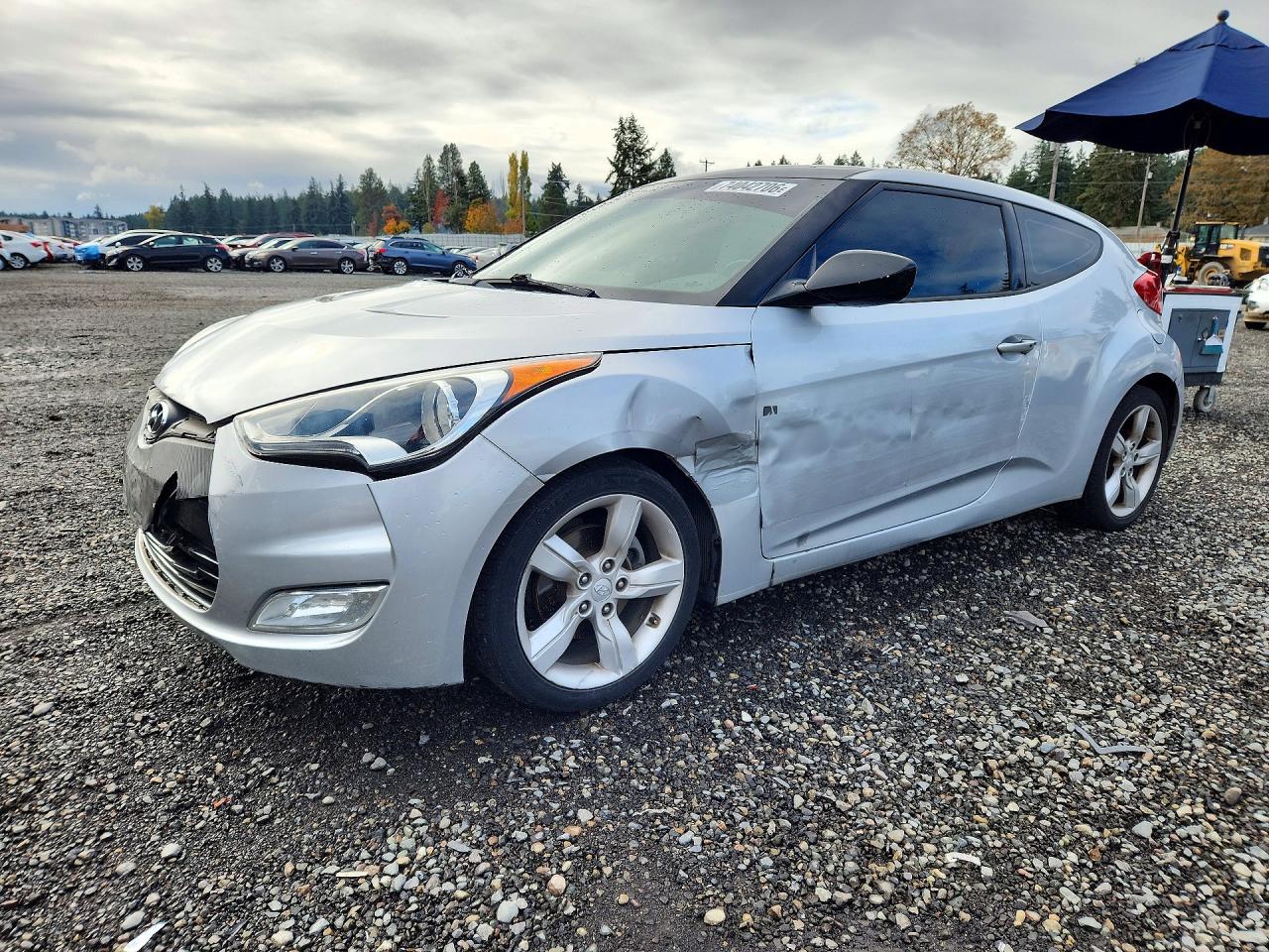 2012 HYUNDAI VELOSTER BASE | KMHTC6AD7CU046832 | UPCARS