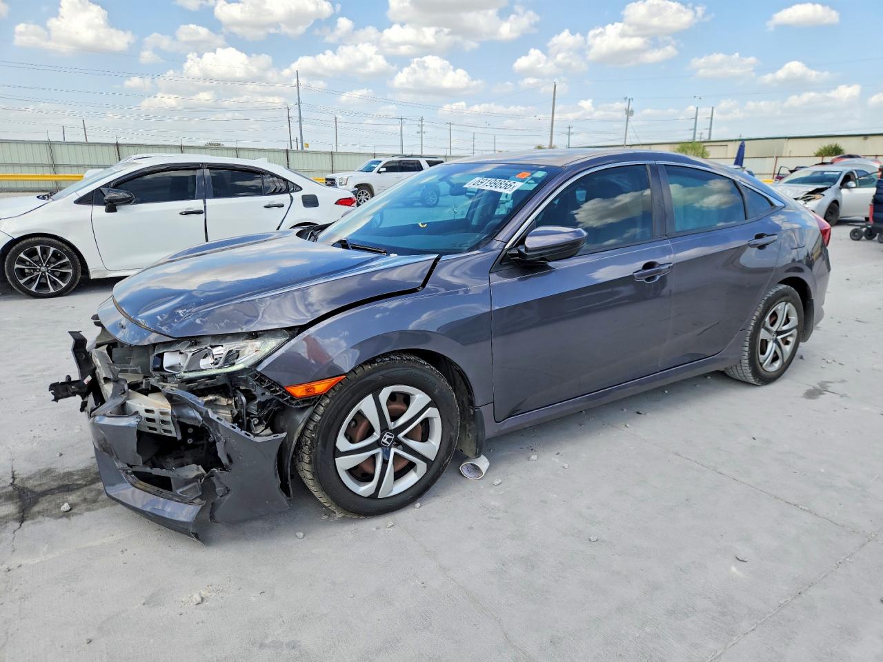 2017 HONDA CIVIC LX | 19XFC2F51HE006683 | UPCARS