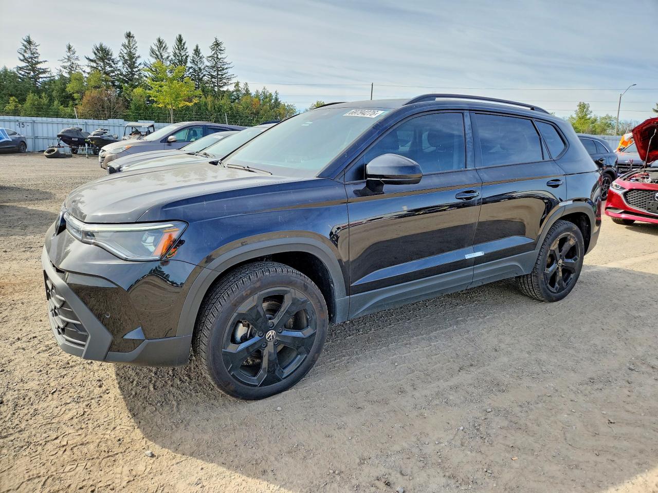 2025 VOLKSWAGEN TAOS SE BLACK | 3VV2C7B24SM051817 | UPCARS