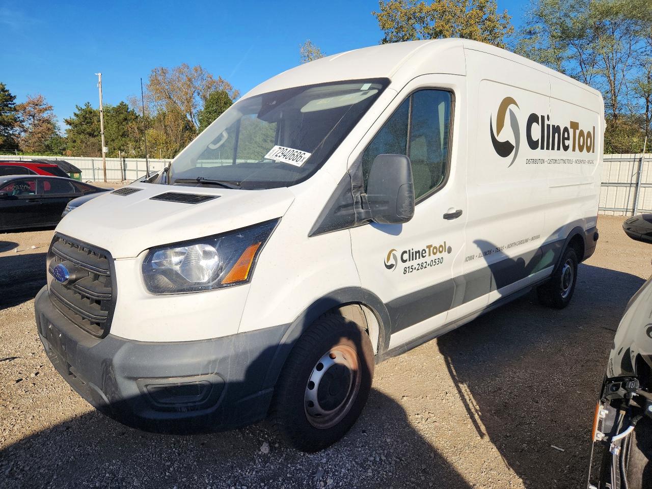 2020 FORD TRANSIT DELIVERY VAN | 1FTBR1C82LKA04646 | UPCARS