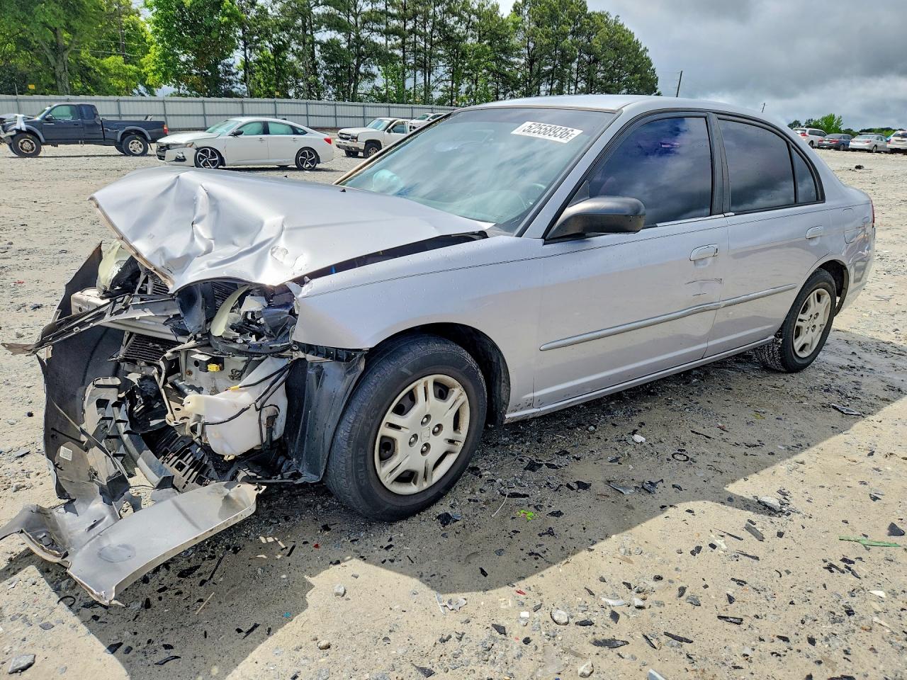 2002 HONDA CIVIC LX | 1HGES16512L037666 | UPCARS