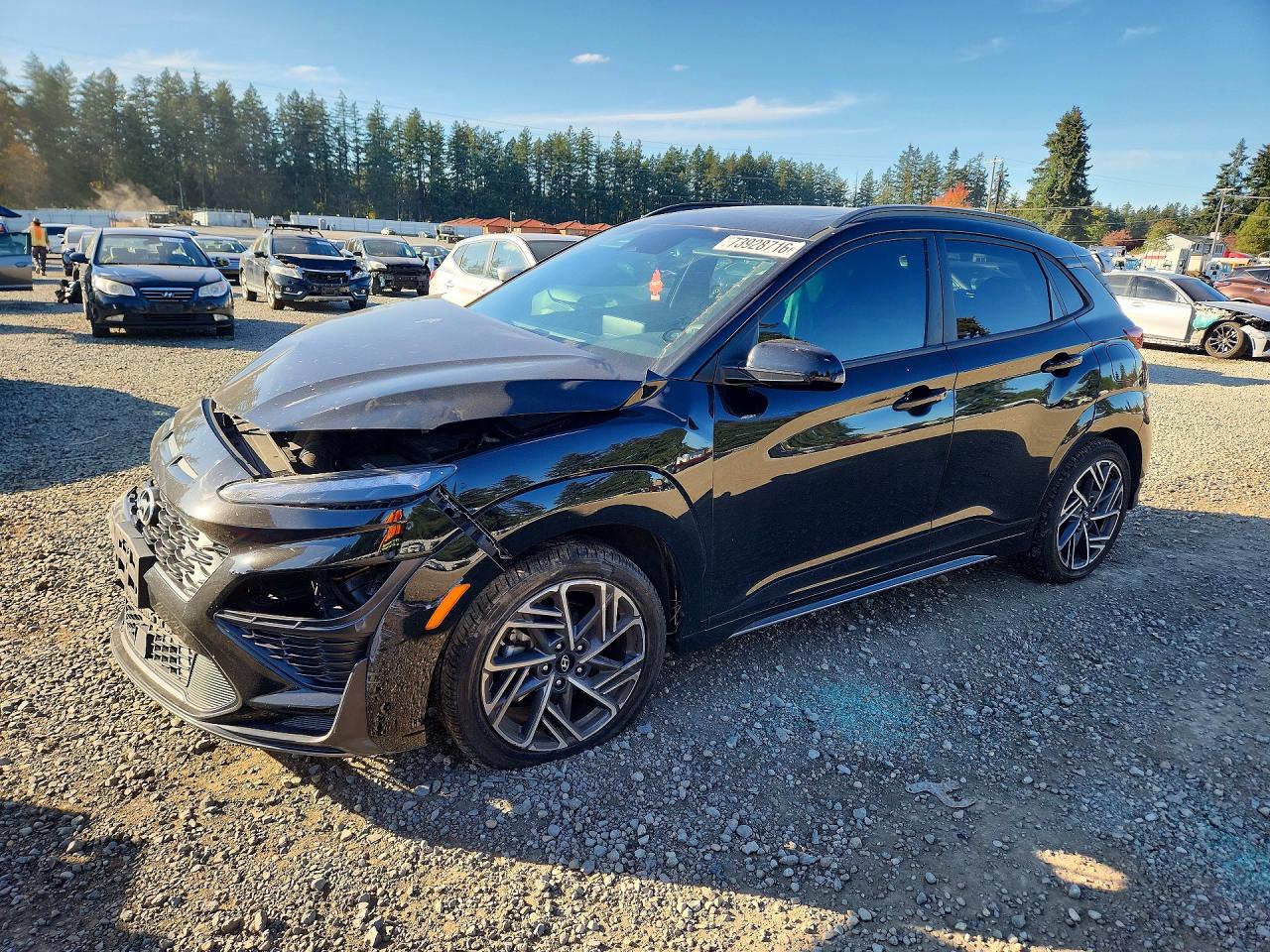2022 HYUNDAI KONA N LINE | KM8K3CA36NU837115 | UPCARS