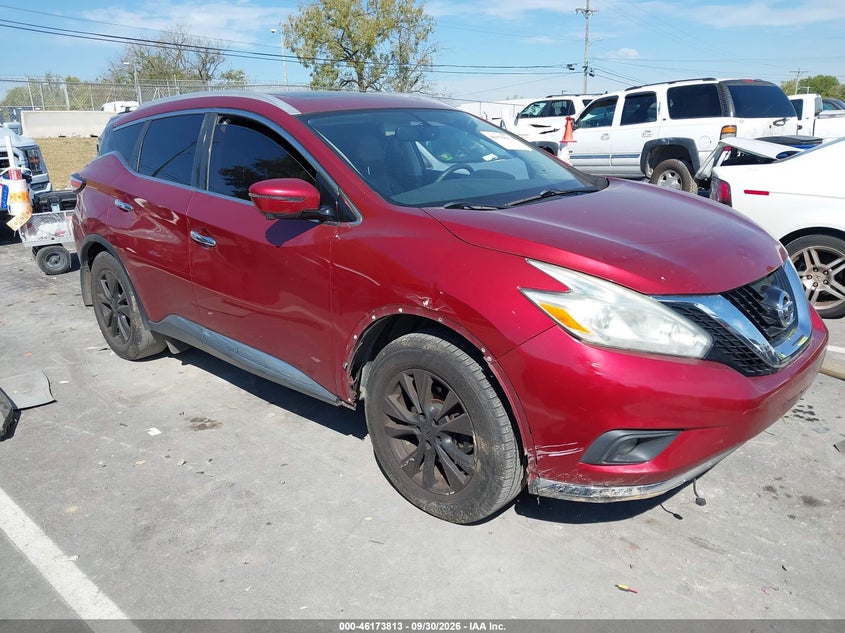 2016 NISSAN MURANO SL | 5N1AZ2MG0GN127403 | UPCARS