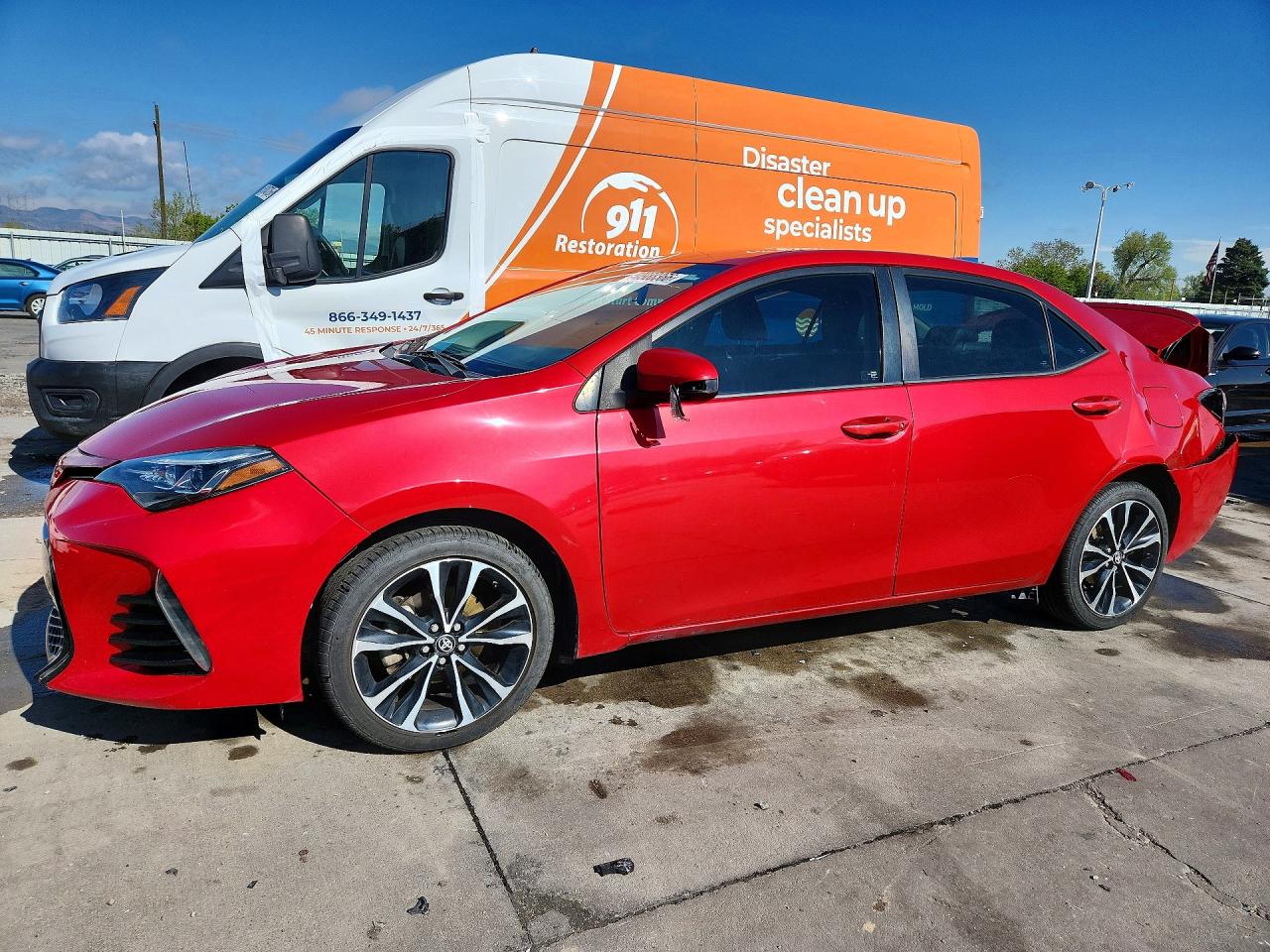 2018 TOYOTA COROLLA SE | 5YFBURHE4JP754835 | UPCARS