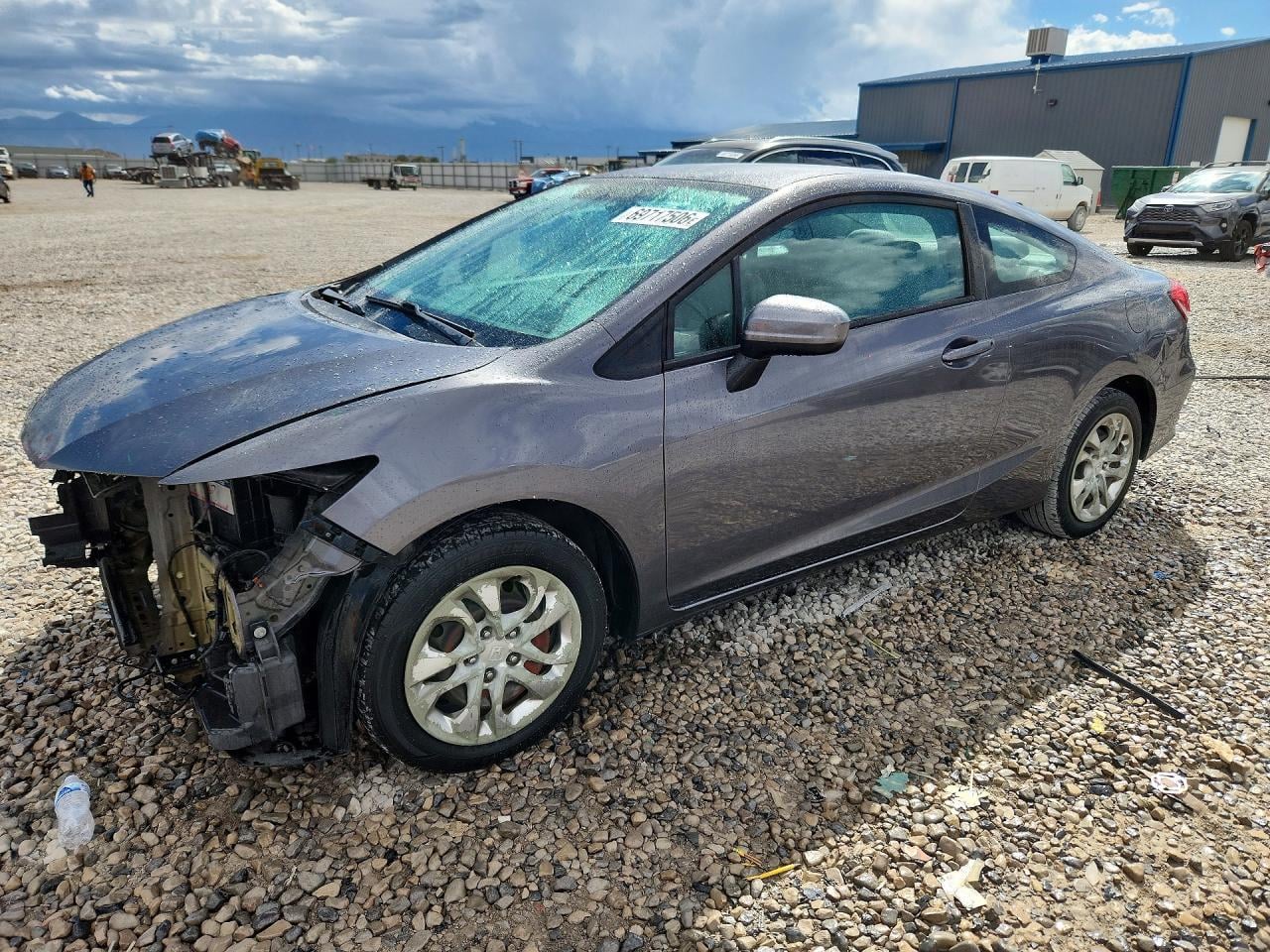 2014 HONDA CIVIC LX | 2HGFG3B54EH500411 | UPCARS