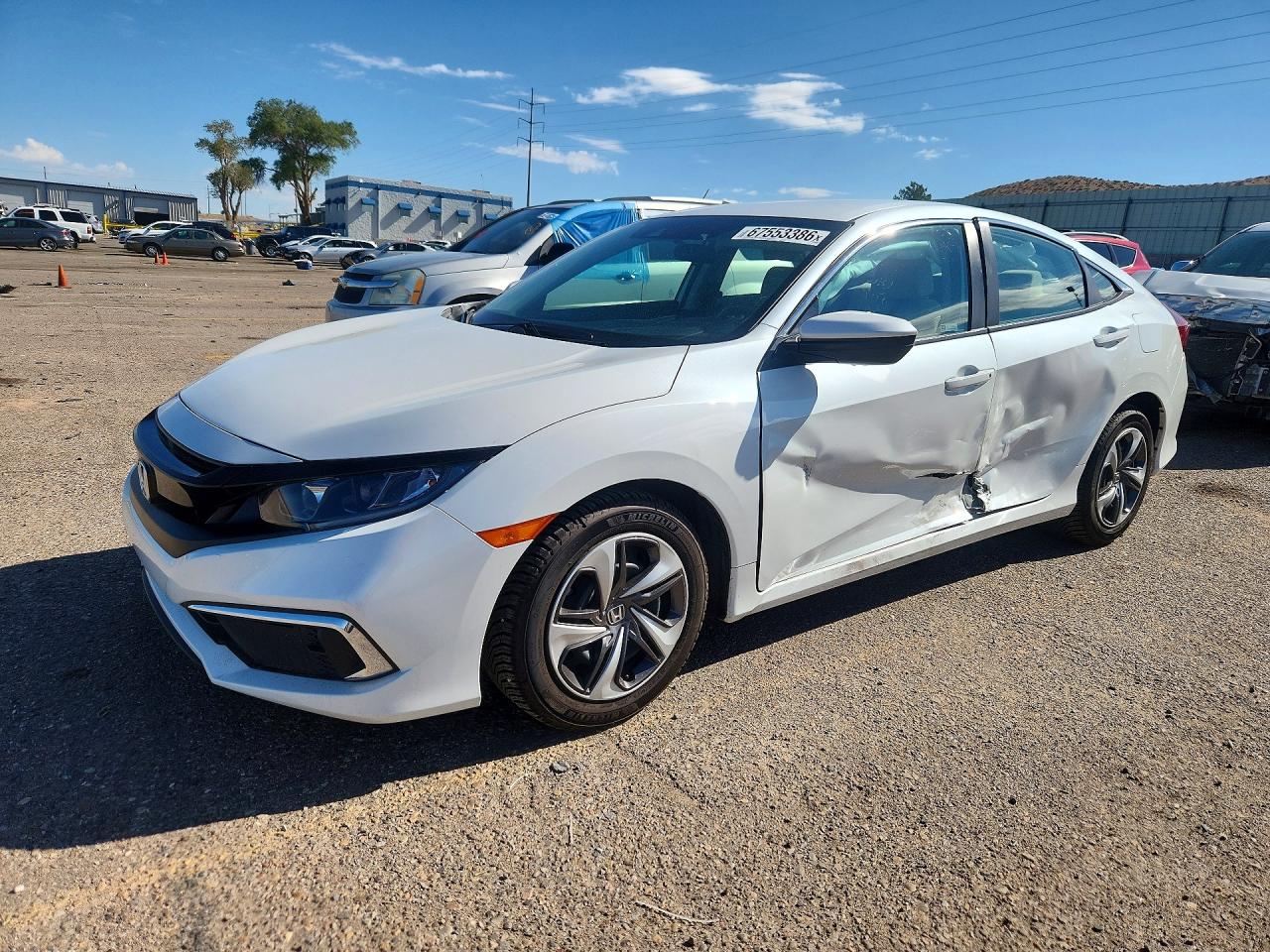 2019 HONDA CIVIC LX | 19XFC2F63KE046215 | UPCARS