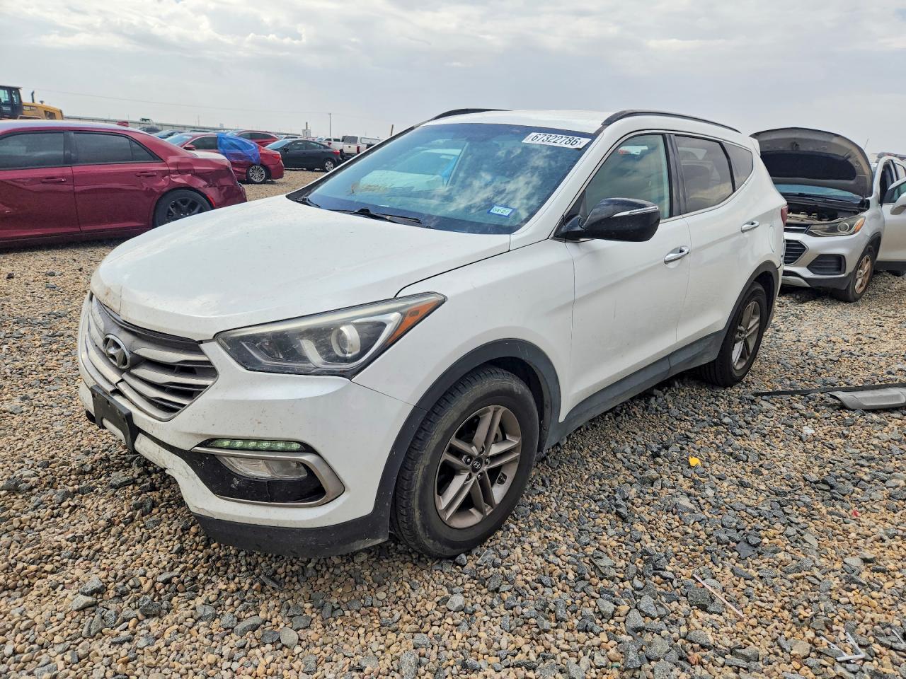 2017 HYUNDAI SANTA FE 2.4L | 5NMZU3LB3HH051577 | UPCARS