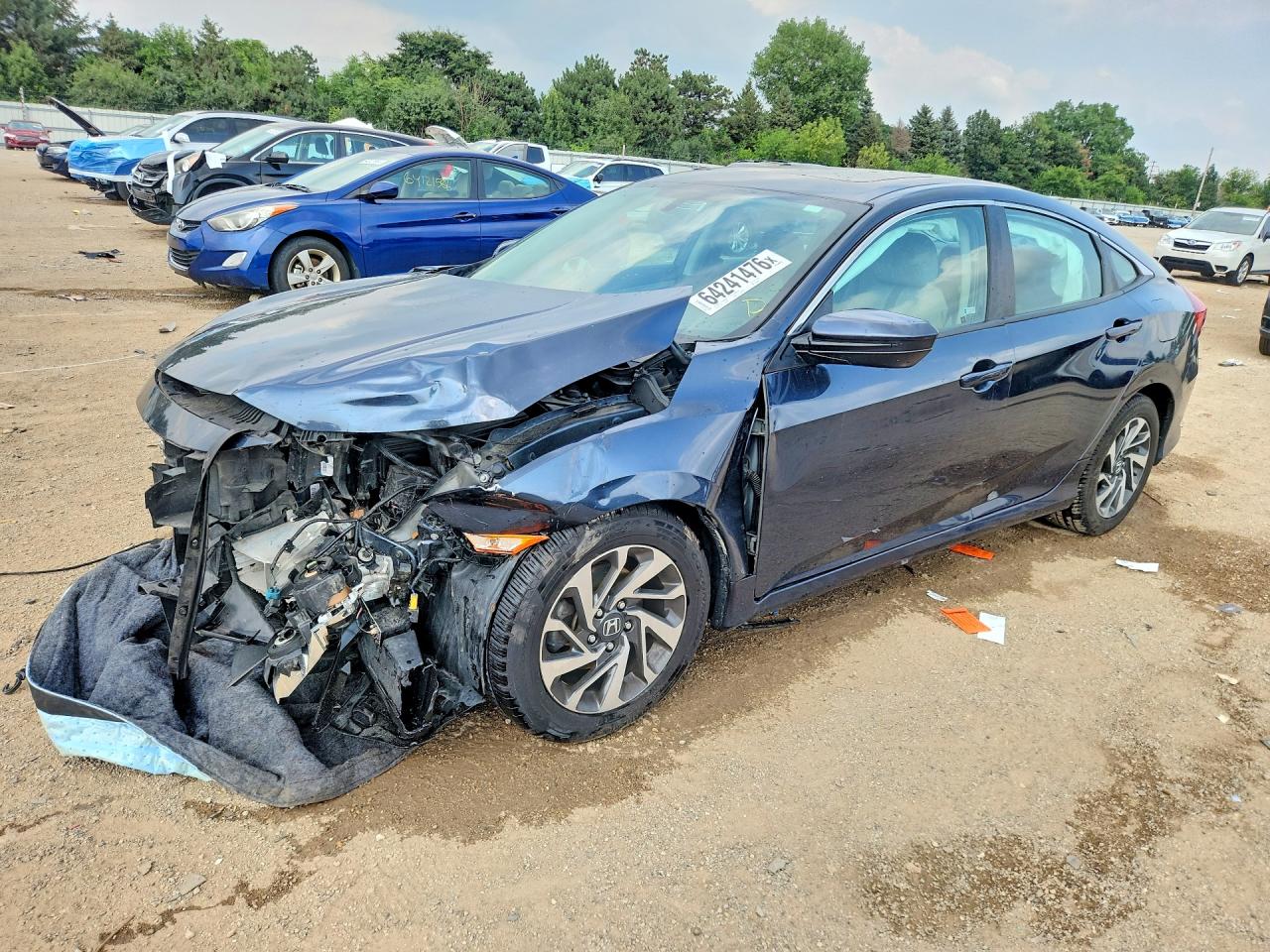 2017 HONDA CIVIC EX | 19XFC2F70HE073664 | UPCARS