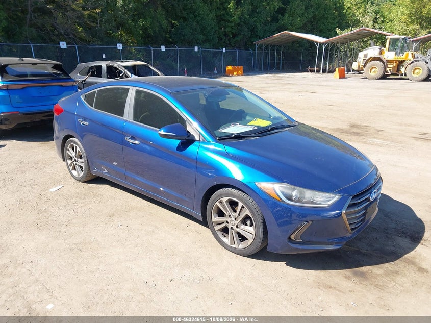2017 HYUNDAI ELANTRA LIMITED | 5NPD84LF4HH061867 | UPCARS