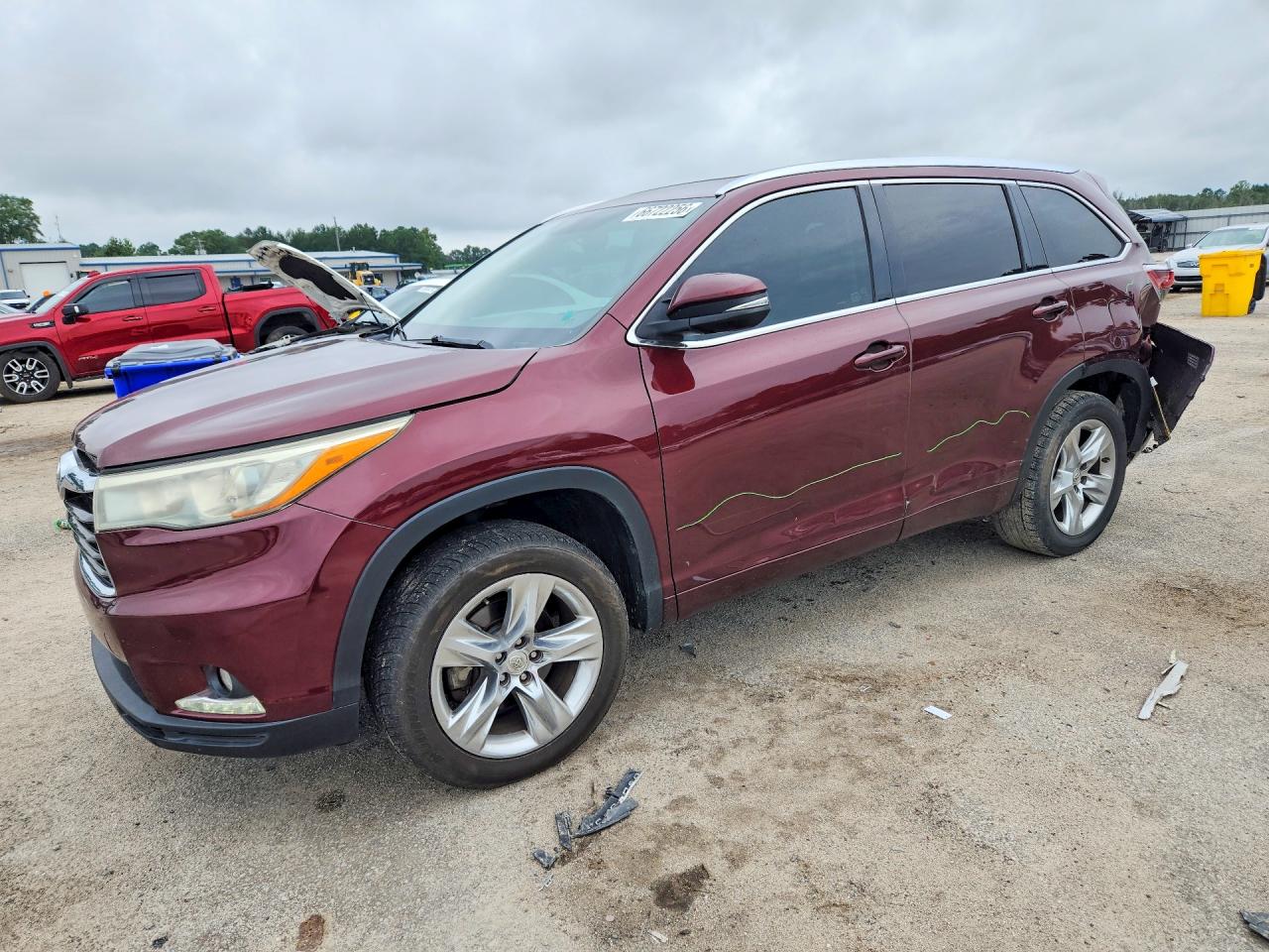 2014 TOYOTA HIGHLANDER LIMITED | 5TDYKRFH3ES008290 | UPCARS