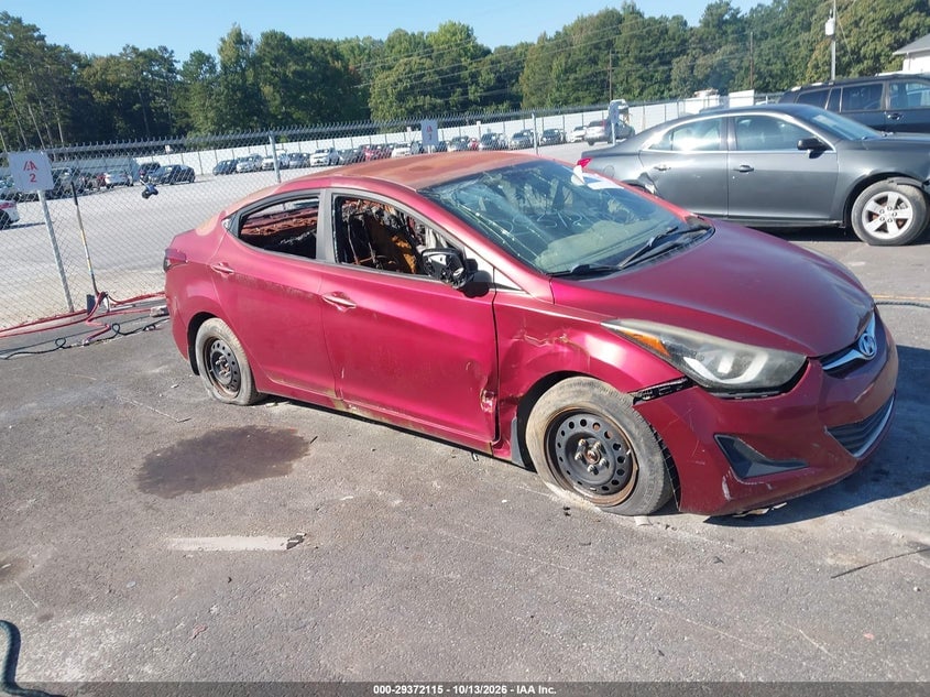 2016 HYUNDAI ELANTRA SE | 5NPDH4AE2GH758057 | UPCARS
