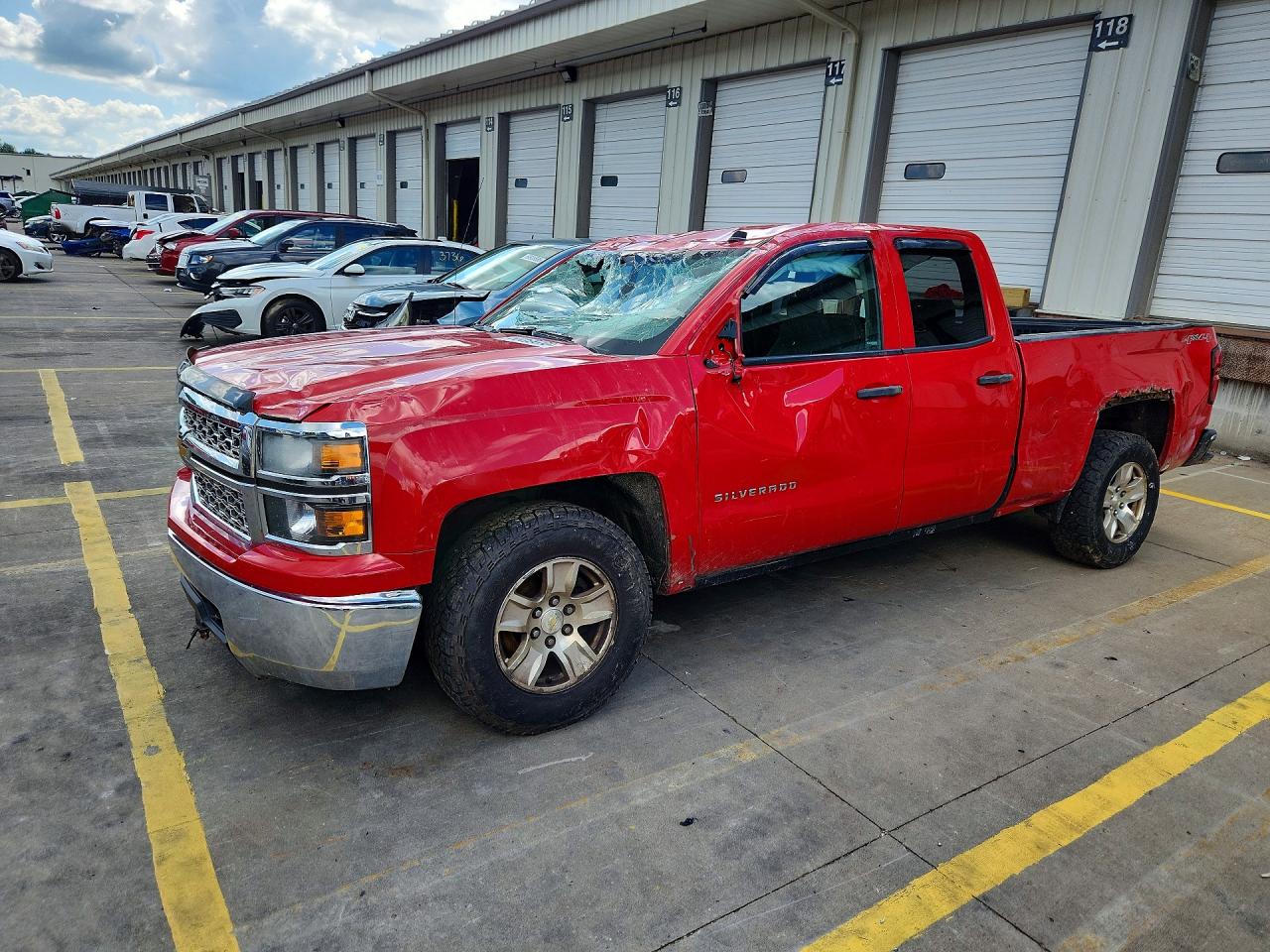 2014 CHEVROLET SILVERADO K1500 LT | 1GCVKREHXEZ197782 | UPCARS