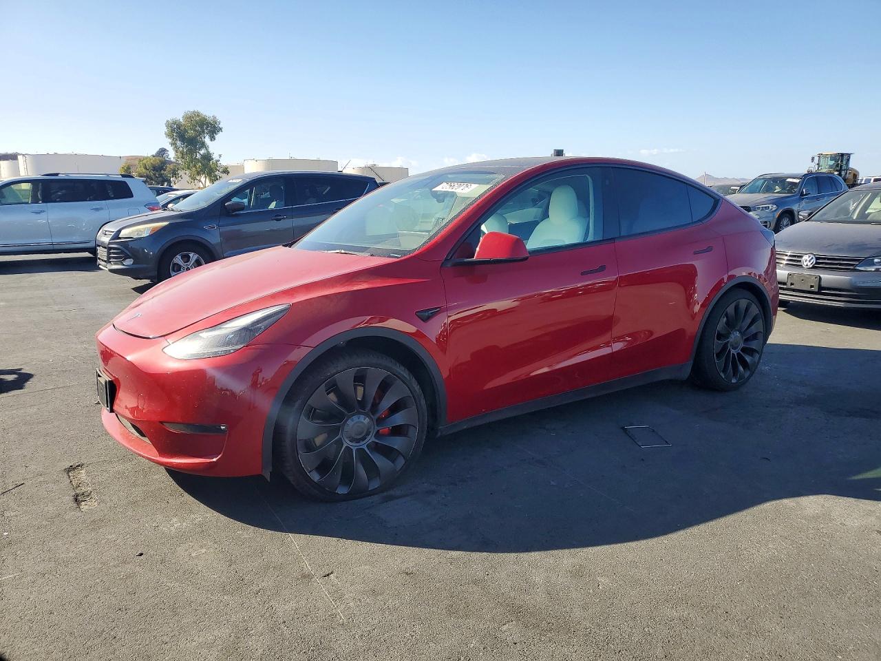 2022 TESLA MODEL Y | 7SAYGDEF5NF456493 | UPCARS
