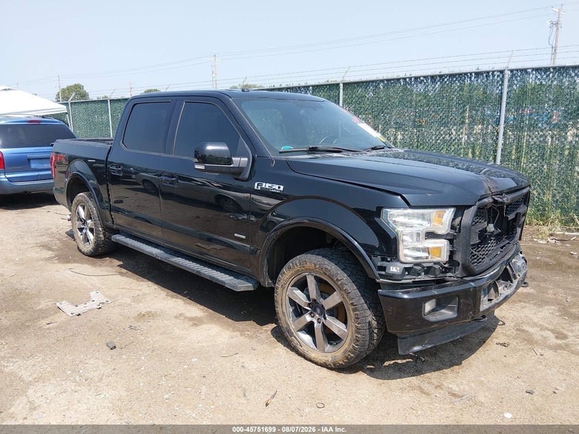 2017 FORD F-150 LARIAT | 1FTEW1EG0HFB63322 | UPCARS