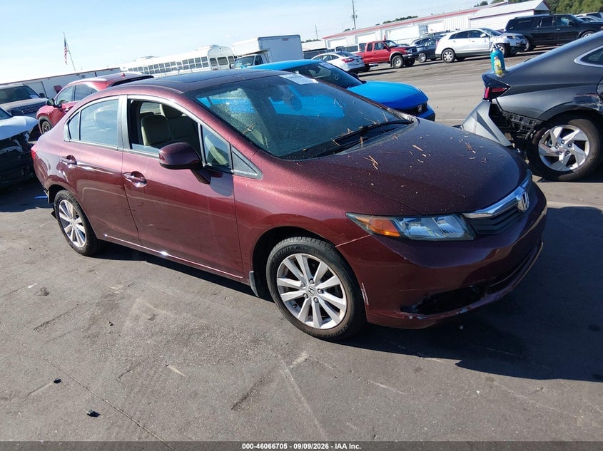 2012 HONDA CIVIC EX | 2HGFB2F88CH569922 | UPCARS