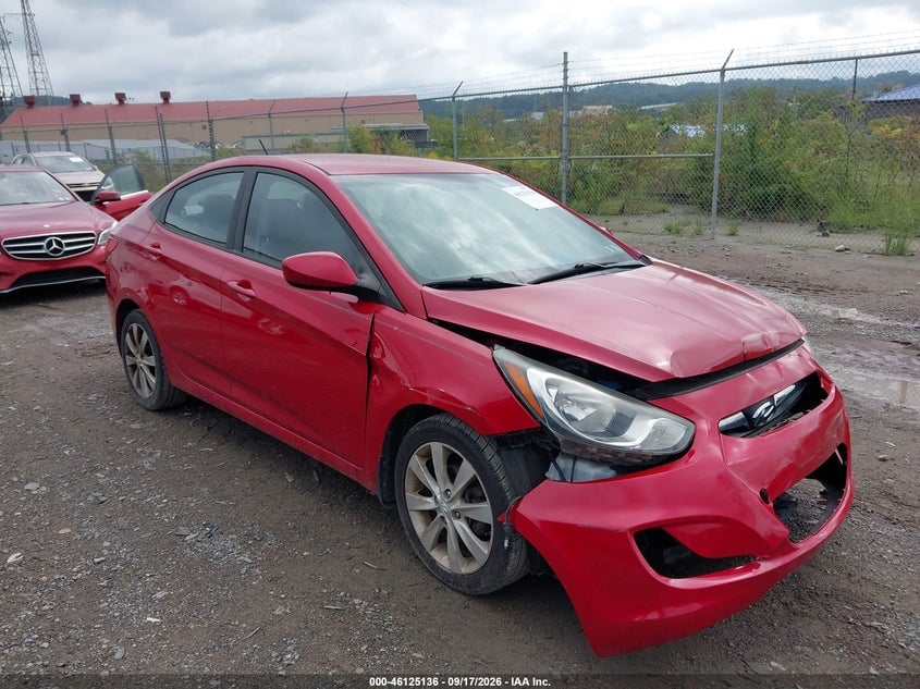 2012 HYUNDAI ACCENT GLS | KMHCU4AE8CU165032 | UPCARS