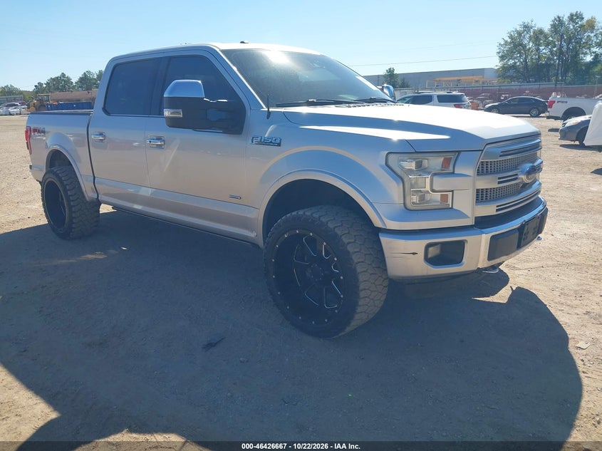 2015 FORD F-150 PLATINUM | 1FTEW1EG1FFB11663 | UPCARS