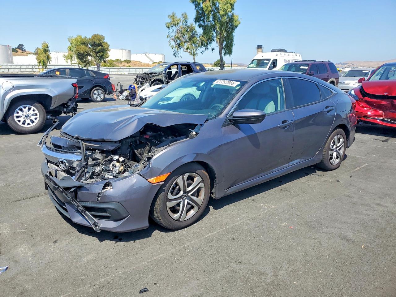 2017 HONDA CIVIC LX | 2HGFC2F59HH522148 | UPCARS
