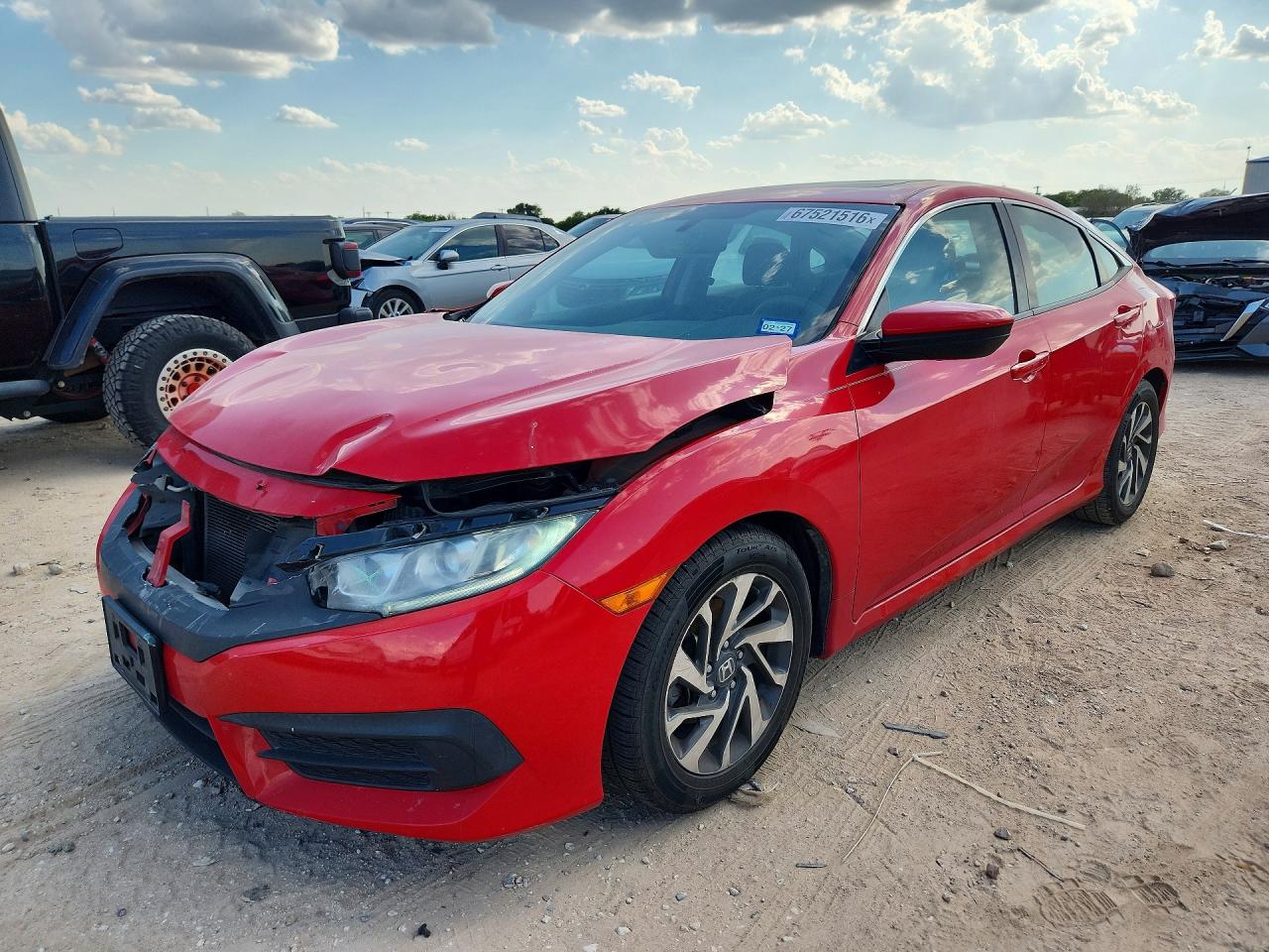 2018 HONDA CIVIC EX | 2HGFC2F74JH522758 | UPCARS