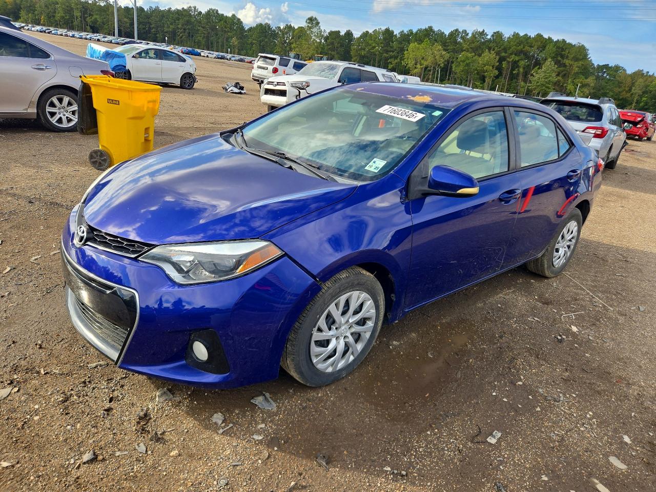 2014 TOYOTA COROLLA S PLUS | 5YFBURHE7EP027243 | UPCARS