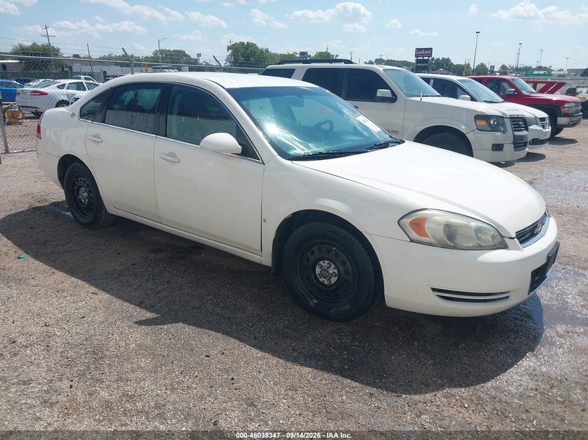 2008 CHEVROLET IMPALA POLICE | 2G1WS553381376608 | UPCARS