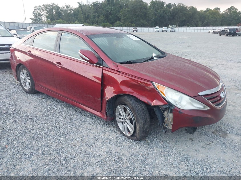 2014 HYUNDAI SONATA GLS | 5NPEB4AC3EH882422 | UPCARS