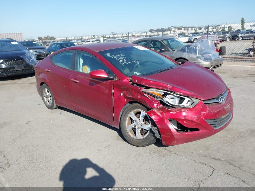 2014 HYUNDAI ELANTRA SE | 5NPDH4AE4EH534396 | UPCARS