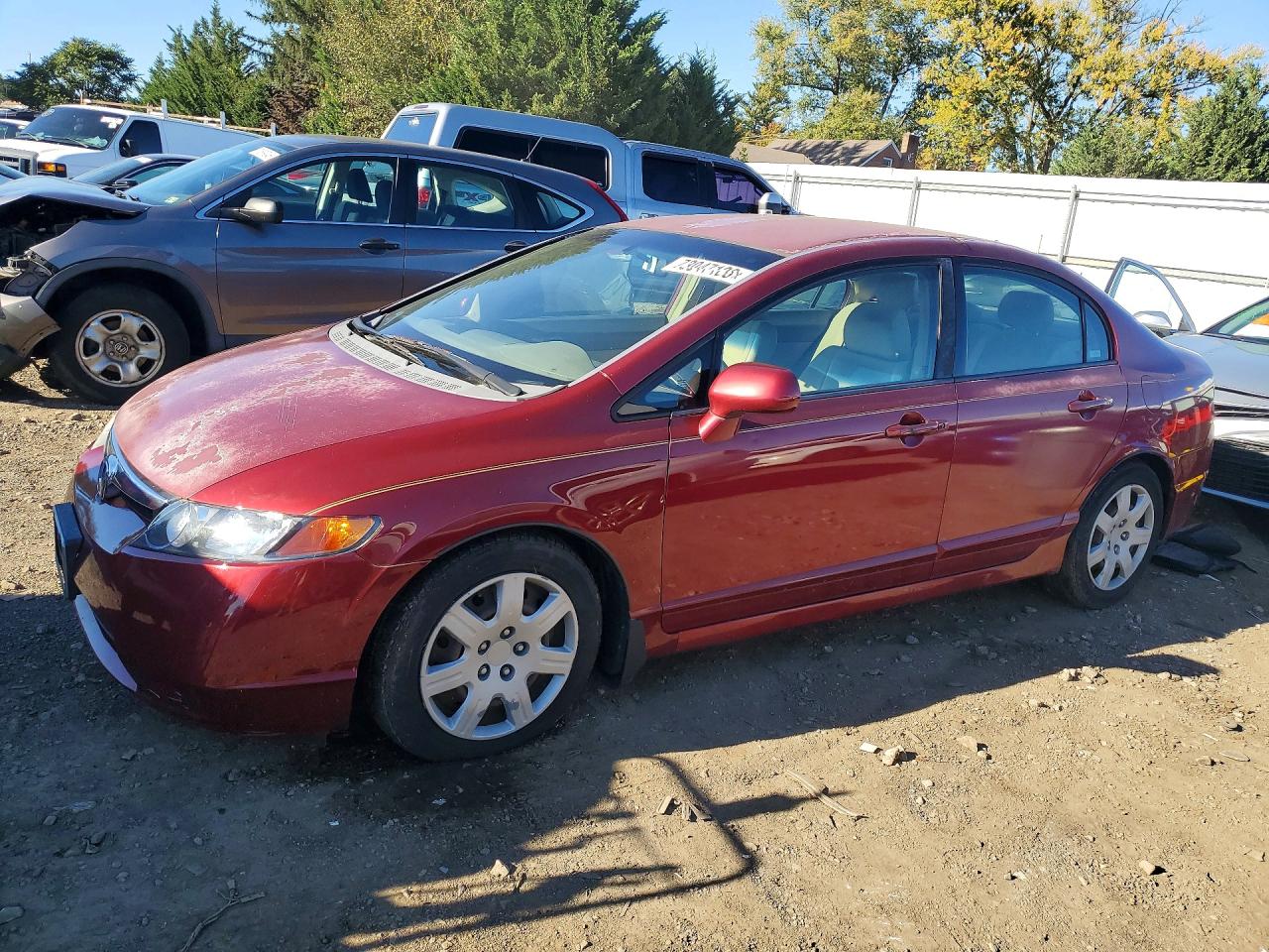2008 HONDA CIVIC LX | 2HGFA15528H500154 | UPCARS