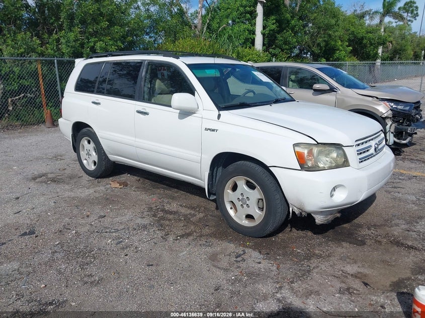 2007 TOYOTA HIGHLANDER SPORT V6 | JTEGP21A270128582 | UPCARS