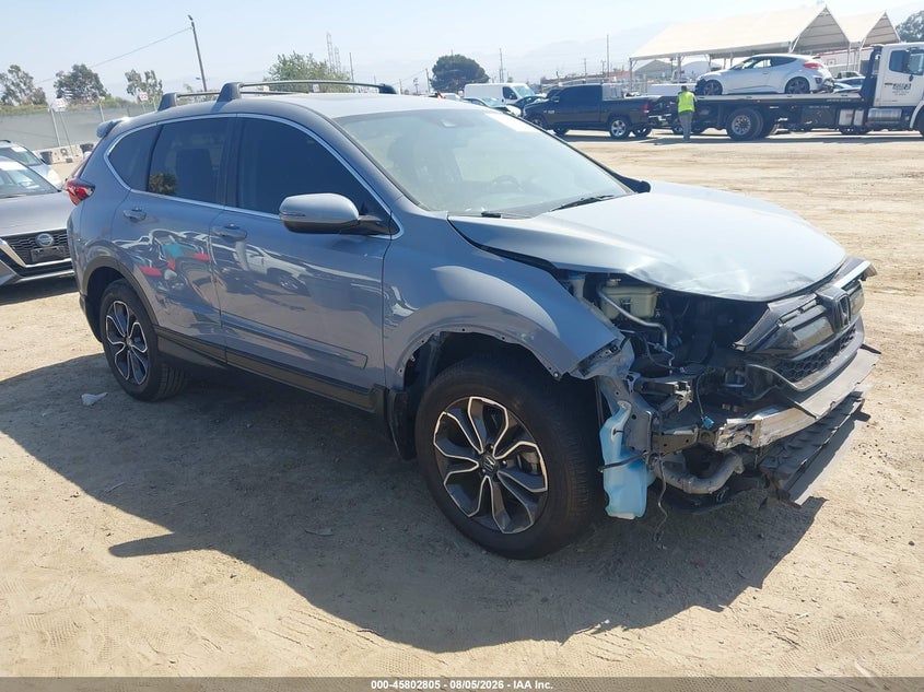 2022 HONDA CR-V AWD EX-L | 2HKRW2H89NH665789 | UPCARS