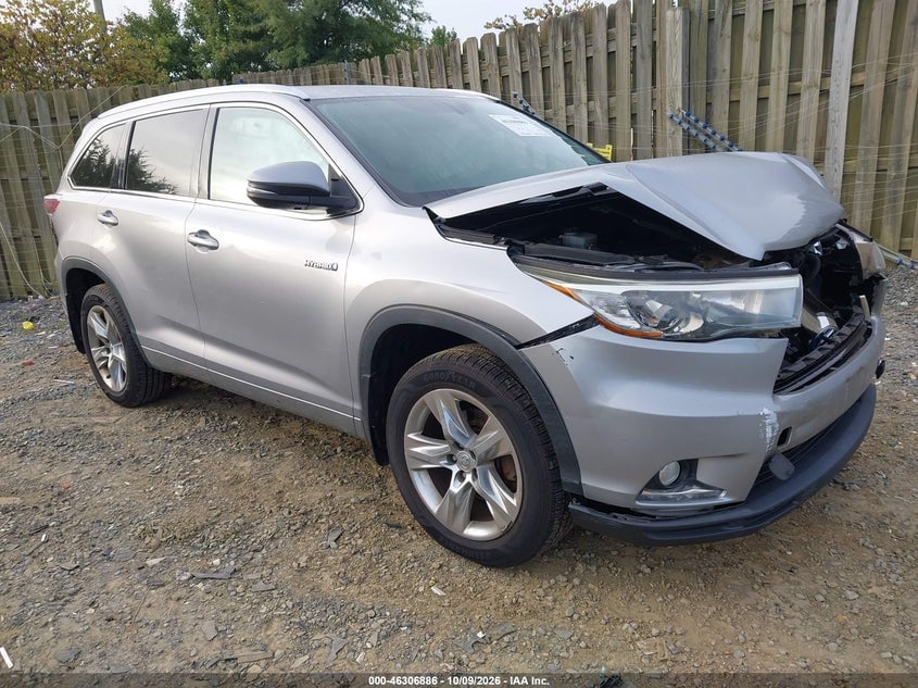 2015 TOYOTA HIGHLANDER HYBRID LIMITED | 5TDDCRFH8FS009612 | UPCARS