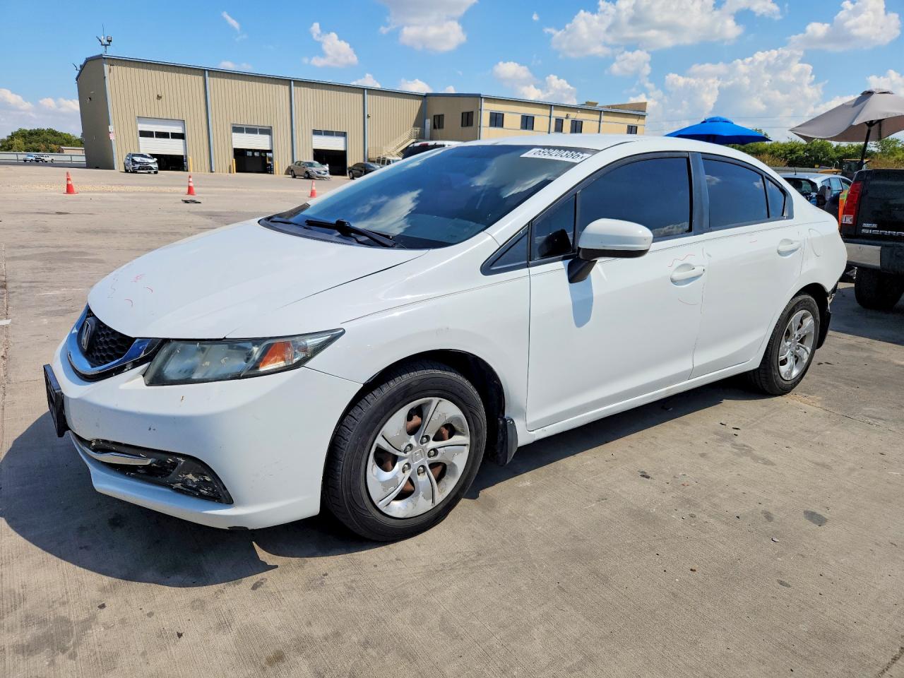 2014 HONDA CIVIC LX | 2HGFB2F5XEH500884 | UPCARS