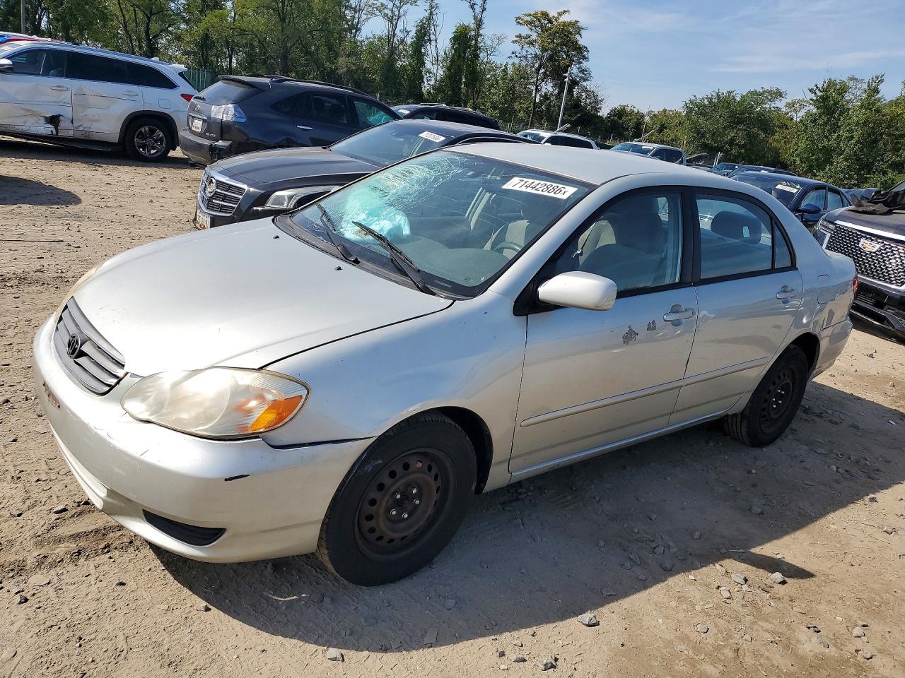 2003 TOYOTA COROLLA LE | 2T1BR38E43C113461 | UPCARS