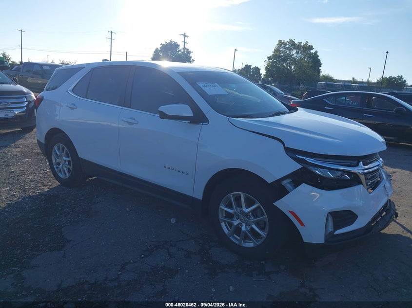 2022 CHEVROLET EQUINOX FWD LT | 3GNAXKEV1NL192398 | UPCARS