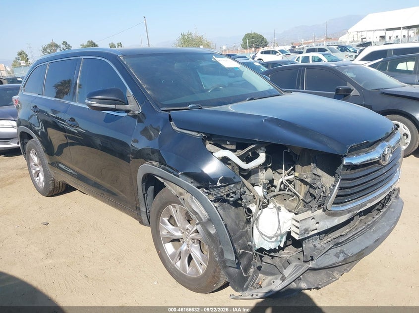2015 TOYOTA HIGHLANDER XLE V6 | 5TDKKRFH7FS100297 | UPCARS