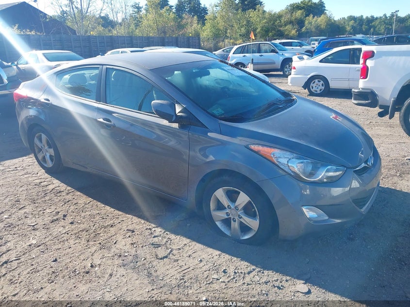 2012 HYUNDAI ELANTRA GLS PZEV | 5NPDH4AE0CH093900 | UPCARS