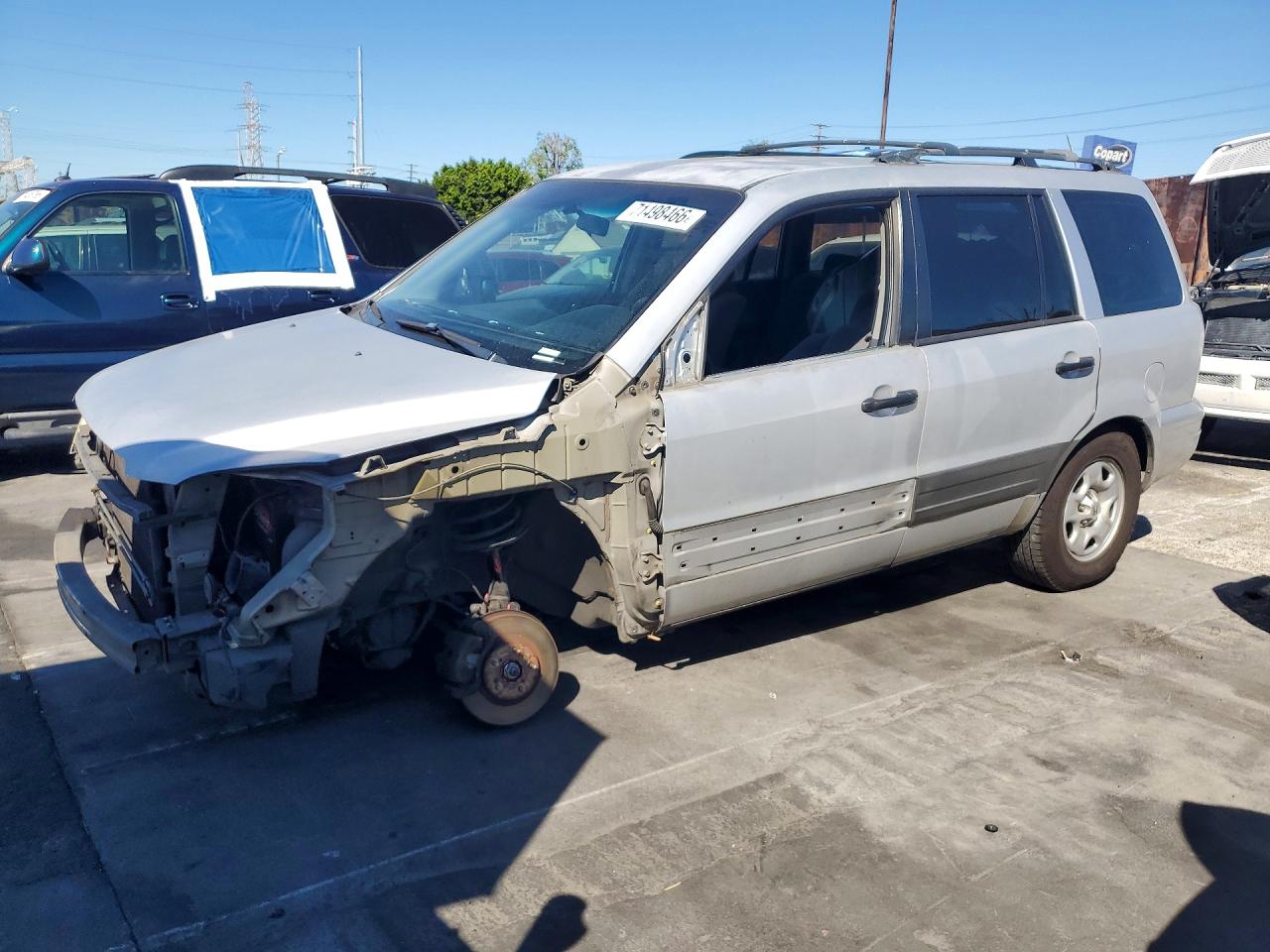 2003 HONDA PILOT LX | 2HKYF18143H608860 | UPCARS