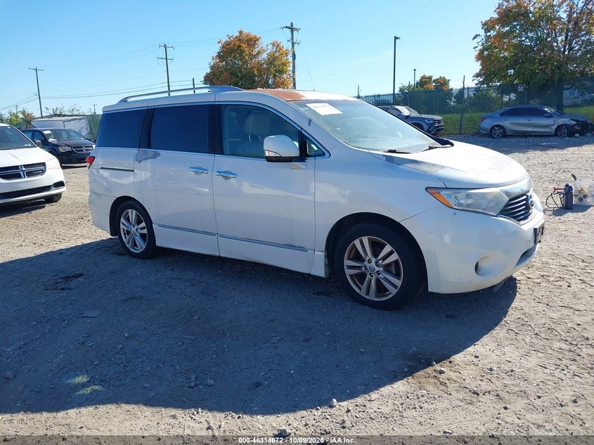 2011 NISSAN QUEST SL | JN8AE2KP5B9005550 | UPCARS