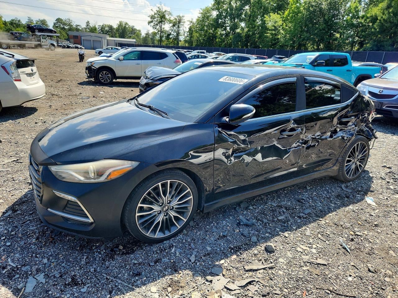 2018 HYUNDAI ELANTRA SPORT | KMHD04LBXJU587173 | UPCARS