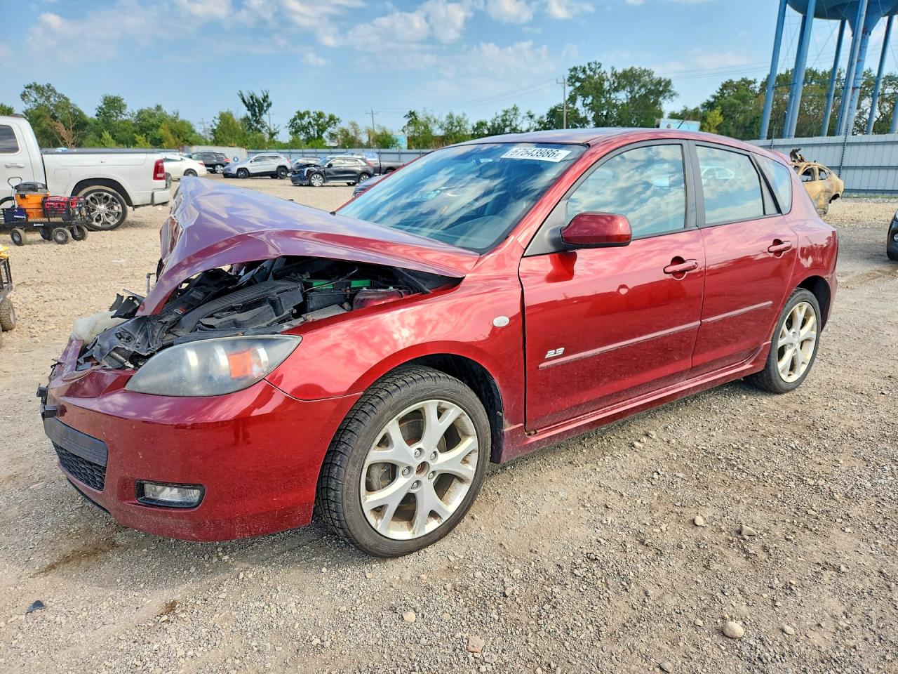 2008 MAZDA MAZDA3 HATCHBACK | JM1BK343781128833 | UPCARS