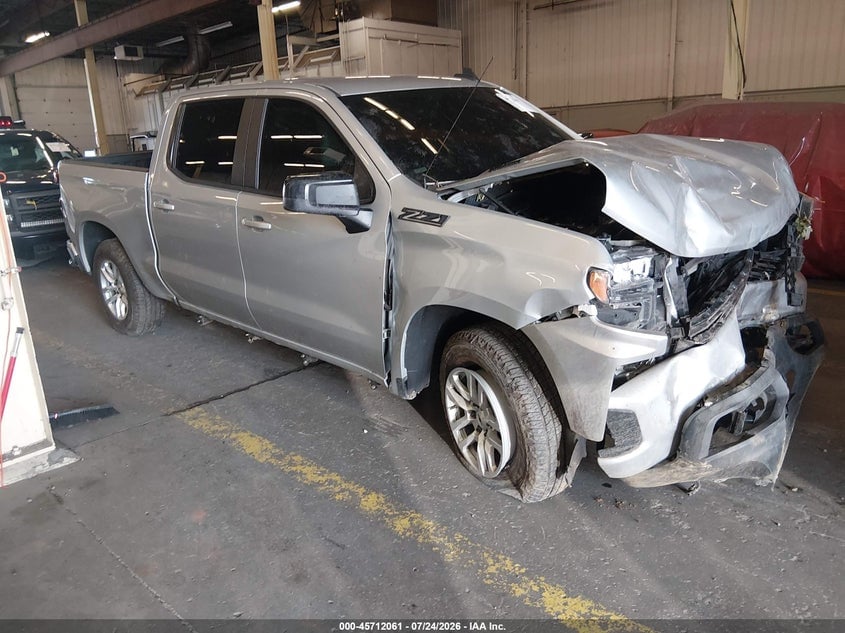 2021 CHEVROLET SILVERADO 1500 4WD  SHORT BED RST | 1GCUYEETXMZ365488 | UPCARS