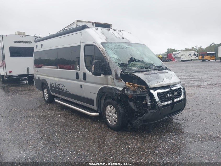2022 RAM PROMASTER 3500 WINDOW VAN HIGH ROOF 159 WB EXT | 3C6MRVUG5ME580636 | UPCARS