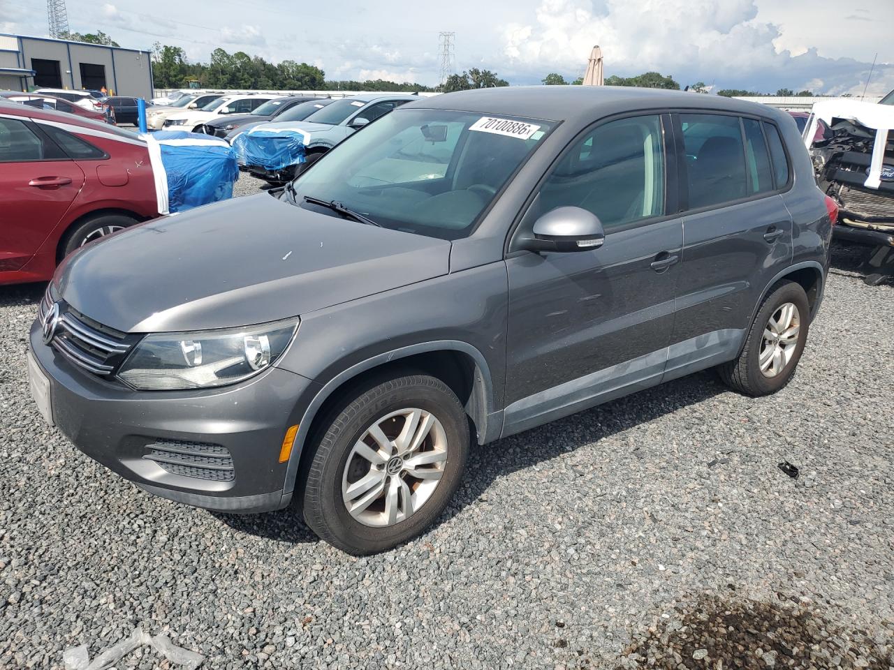 2012 VOLKSWAGEN TIGUAN S | WVGAV7AX6CW006246 | UPCARS