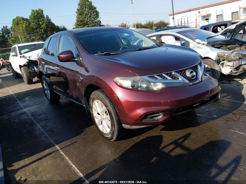 2013 NISSAN MURANO S | JN8AZ1MUXDW204809 | UPCARS