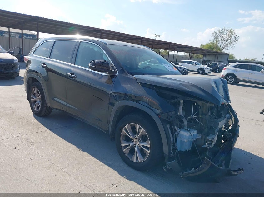 2015 TOYOTA HIGHLANDER XLE V6 | 5TDJKRFH8FS073820 | UPCARS